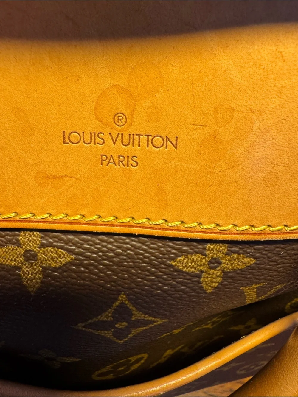 Louis Vuitton Vintage Deauville Monogram Bag with COA